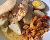 Foto langkah ke 5 dari resep Lontong Opor Khas Alkid.