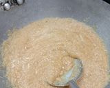 A picture of step 3 of Suji and Besan Barfi.