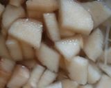 A picture of step 1 of M's Simple Tendu kuttu (banana stem) - Jetpet Series.
