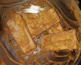 A picture of step 4 of Tandoori style tofu kabab.