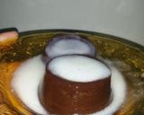 Foto langkah ke 7 dari resep Puding Cokelat dan Fla Ekonomis (tanpa Santan & Telur).