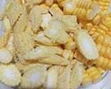 Foto langkah ke 1 dari resep Tumis Tahu & Duo Jagung.