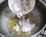 A picture of step 1 of Qeema,Makkai,Matar.
