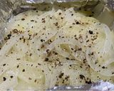 鋁箔包烤洋蔥、奶油鴻禧菇的食譜步驟4照片