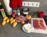 Hackbraten Giannini mit Oregano-Kartoffeln Rezeptschritt 1 Foto