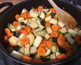 Une image de l'étape 8 de Carottes et courgettes au cumin et coriandre.