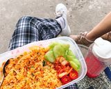Hình bước làm 8 của món Cơm rang kim chi