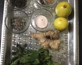 A picture of step 1 of Immunity booster drink.