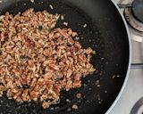 A picture of step 7 of Pecan layer cake.