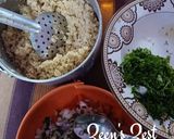 A picture of step 2 of Quinoa Tabbouleh.