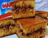 Foto langkah ke 9 dari resep Martabak Manis Teflon (Bersarang & Empuk).