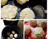 Foto del paso 3 de la receta: Bolas de arroz crocantes en la air -fryer c/salsa fácil ⚪🔸