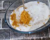 صورة لخطوة 3 من وصفة طبقات كنافة ومهلبية(صحي)