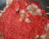 A picture of step 2 of Bangers beans and mash.