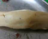 A picture of step 4 of Nankhatai.