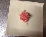 A picture of step 2 of Pork Wantan.