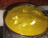 A picture of step 11 of Palak Paneer.