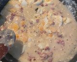 Foto del paso 2 de la receta: Guisantes con jamoncito y huevo