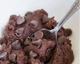 A picture of step 3 of Chocolate laddu.