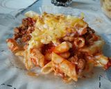 Foto del paso 15 de la receta: Macarrones con carne y chorizo al horno para torpes