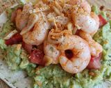 Foto del paso 9 de la receta Taco de Gambas al Ajillo con Aguacate