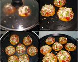 A picture of step 5 of Moong dal Pizza.