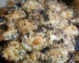 Mozzarellával töltött gombafejek recept fázis 3 fotója