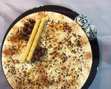 Foto del paso 9 de la receta: Tarta 3 chocolates con base de galleta y turrón 🍫🥄🍫