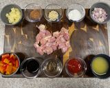 A picture of step 1 of Sweet & Sour Chicken.