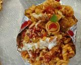 A picture of step 6 of Chess pasta.