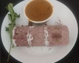 A picture of step 7 of Kerala brown rice puttu.