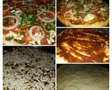 صورة لخطوة 7 من وصفة بيتزا الخضروات 🍕