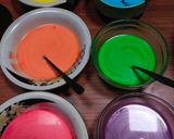 Foto langkah ke 3 dari resep Kue lapis Rainbow / Kue Pepe.