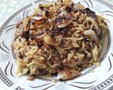 صورة لخطوة 6 من وصفة مجدرة رز وعدس