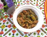 A picture of step 3 of Kasuri Methi Baingan Masala.