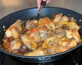 Foto del paso 5 de la receta: Pollo con castañas