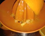 A picture of step 1 of Chia orange juice.