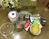 Hình bước làm 1 của món Chậu sen đá ăn được ^^