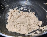 A picture of step 3 of Magaj Ladoo (Wheat flour ladoos).