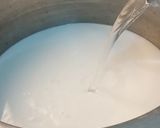 A picture of step 1 of Kheer (rice pudding).