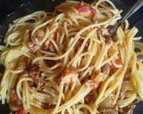 Foto langkah ke 8 dari resep Spaghetti Tomat Sehat praktis tanpa saos tanpa cream.