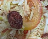 Gambar langkah 3 resipi Kerabu buah simple.