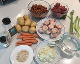 A picture of step 1 of Kidney Beans Soup.