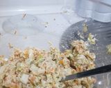 Foto del paso 4 de la receta: 🦀🦀Pastel de salmón y surimi🦀🦀