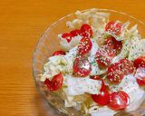 Hình bước làm 4 của món Salad bắp cải cà chua bi {塩キャベツサラダ🥗}
