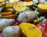 Foto del paso 4 de la receta: Bondiola al ajillo con verduras grilladas a la vinagreta