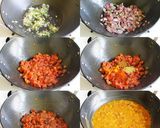 A picture of step 3 of Punjabi chana dal.
