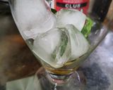 A picture of step 2 of Mulberry Mojito.