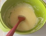 A picture of step 3 of Madeleines.