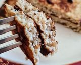 Foto del paso 3 de la receta: Hotcakes saludables de banana y avena 🥞 sin balanza, sin harina, sin azúcar añadido ni edulcorante